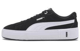 Puma Wmns Smash Platform V2 Suede 'Black White' 35.5