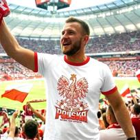 Lenkija Futbolo Marškinėliai 2026 koszulka - Lenkijos Sirgaliaus Ringer Baltas M