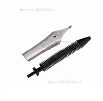Long Knife Fountian Pen Nib NO.5 Nib 1.2-1.5mm Universal Manual Polishing Tip Office Student Business Writing Pen Accessories (as the picture,1.2-1.5mm)