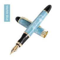 Jinhao X450 Fountain Pen 1.0mm Bent Nib Calligraphy Pen High Quality Metal Pens for Writing School Office Supplies Stationery (as the picture,M)