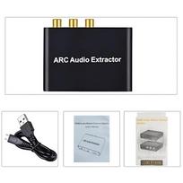 192KHz ARC Audio Adapter DAC SPDIF Coaxial RCA Digital To Analog Audio Converter  For TV Monitor juoda