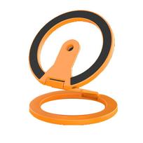for MAGSAFE Magnetic Phone Holder, Double-sided Magnetic Buckle, Rotating And Folding Metal Stand Support Bracket Grip oranžinė