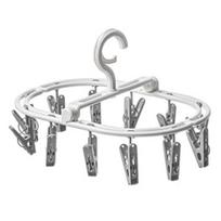 Folding Drying Rack Multi-Functional Space-Saving Portable Clothing Hanger for Bras Underwear Socks A balta