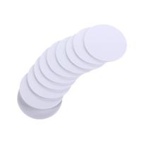 10 PCS Smart Ring Chip Round RFID NFC Tags Blank NFC Cards Label Coin Tag