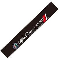 Automobilio priekinio ir galinio stiklo lipdukas-dekoracija Alfa Romeo Giulia Stelvio Giulietta 156 159 147 Mito Tonale Brera Disco V juoda