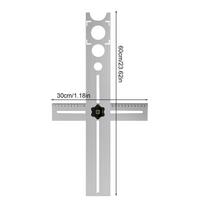 60x30cm Tile Locator To Wall Marking Position Ruler Ceramic Hole Cutter Tile Drill Marble Opener 25mm/40mm/45mm/55mm/60mm