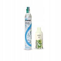 Nabój Cylinder Co2 Butla Do Saturatora Dafi + Koncentrat Syrop Mojito