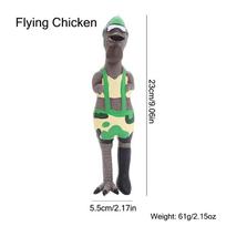 Funny Screaming Latex Rubber Chicken Durable Soft Rubber Dog Latex Squeaky Toy Chew Molar Dog Toys for Small Medium Dogs
