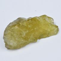 Natural Lemon Topaz 255.70 Ct UNCUT ROUGH Huge Size Loose Gemstone CERTIFIED 74.7 mm approx citrina