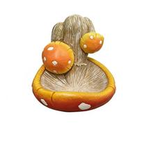 Weather-Resistant Mushroom Bird Feeder Hanging Wild Bird Food Dispenser  Wildlife Garden Mushroom