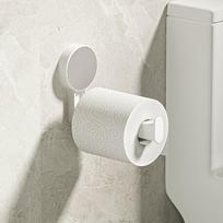 Multi-Purpose Suction Cup Toilet Paper Holder Adhesive Wall Mounted Paper Towel Holder  Kitchen Style 1