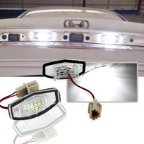2 vnt. Baltas LED numerio ženklo apšvietimas Acura RL TSX RDX Honda Civic Accord City 4D Legend LED lemputė