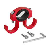 Portable Double Metal Helmet Rack for Xiaomi M365 Pro Mi3 Mi4 4 Ultra Mi4 Lite Electric Scooter Hooks Simple Hanger Hooks raudona