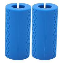 1 Pair Thick Barbell Grips Thick Anti Slip Gym Weight Bar Grips for Weightlifting Fitness Exercise