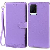 Skirta Vivo Y21S dėklas Minkšto silikono piniginė Odinis atverčiamas dėklas Skirta Vivo Y21 telefono dėklas Galinis dangtelis Skirta VivoY21S Vivo Y 21 Coque Fundas Vivo Y21 2021 (Y21S)