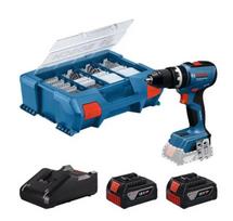 BOSCH SMŪGINIS SUKTUVAS-GRĘŽTUVAS 18V GSB 18V-65 2×4,0Ah 63/31Nm L-CASE