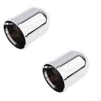 2x 50mm Chrome Car Caravan Tow Ball Towing Hitch Towball Cap