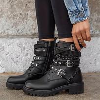 Batai moterims be kulno Laisvalaikio Madingi Kvėpuojantys Patogūs Laisvalaikio Vienspalviai Sportiniai Ankle Boots Oda Zapatos De Mujer 37 juoda