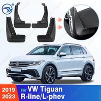 For Volkswagen VW Tiguan R-line and L-phev      Fender Mudflaps Splash Guards Mudguards Mud Flaps L-phev