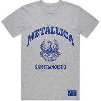 Metallica T-Shirt: College Crest OFFICIAL NEW L