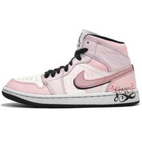 Jordan Air Jordan 1 neslystantys aukšti sportiniai krepšinio batai vyriški Meilės rožiniai DQ8426-132(Komanda400-) 44.5