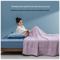Muji Machine Washable Summer Cool Quilt 150cm*200cm vyšnių žiedų rožinė spalva