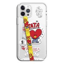 elago BTS BT21 Character Phone Finger Strap Anti-Drop Hand Strap Grip Holder -(option7) raudona