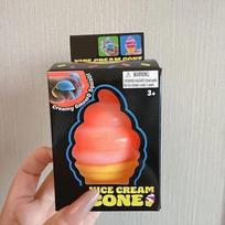 Kawaii Cute Ice Cream Cone Squishy Toy Series Confirm The Style Stress Easing Fun Toys Surprise Gift For Kids Adults Children's Birthday Gift Holiday