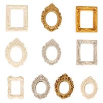 Retro Picture Frame Antique Baroques Mini Picture Frame for DIY Jewelry Display Photography Phone Photo Party Decors 1