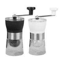 Professional Manual Burr Coffee Grinder With Detachable Glass Jar Ceramic Burrs For Grinding Coffee balta