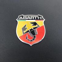 3D Aluminum Emblem Sticker Car Rear Trunk Fender Badge Decals for 500 124 Punto Ducato Palio Bravo Accessories