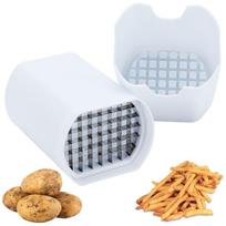 Artemis Manual Vegetable Chopper 13x9.5x8cm White Portable Food Slicer for Cutting Vegetables Kitchen Tool
