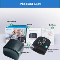 Wrist Blood Pressure Monitor,Blood Pressure Monitors Wrist,Wrist Blood Pressure Machine,Adjustable Wrist Cuff,Carrying Case,Automatic Voice,for Adult English