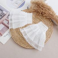 Double Layer Elastic Sleeve Cuffs Flower Horn Cuffs Decoration  Sweater Decorative Style 9