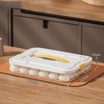 Multi-Layer Dumpling Storage Box Large Capacity 1/2/3/4/ Layers Freezer Box Fresh Keeping Sealed Refrigerator Box Home Kitchen