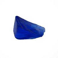 CERTIFIED Lab Grown Blue Sapphire Huge Rough 112.8 Ct Earth Mined Loose Gemstone 38.2 mm Approx mėlyna