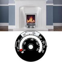 Hot Thermometer Magnetic Wood Stove Heater Fireplace Fan Mental Thermometer with Sensitivity Probe Household Barbecue Oven Tool balta