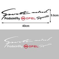 1PC For Opel OPC Astra K Vectra Corsa Zafira Insignia Mokka Car Headlight Eyebrow Sticker Badge Decor Auto Exterior Accessories Black