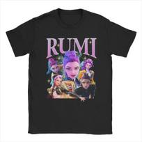 Hot KPop Demon Hunters Blue Tiger Graphic Print T-Shirt Men Women Novelty Short Sleeve Round Collar Summer New Tee Loose Casual Oversized Top 4XL