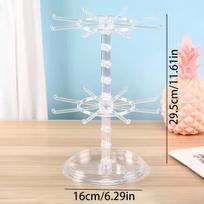 1pc, Multi layer rotating jewelry rack, necklace display rack, jewelry storage rack, bracelet hanging rack