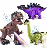 Dinozaury T-Rex Zabawka Świeci Ryczy Chodzi Interaktywny Realistyczny