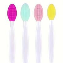 Silicone Facial Cleansing Brush,2-in-1 Soft Dual-Sided Exfoliating Face Brush,Formaldehyde-Free Skincare Tool, Odorless,Removing
