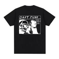 Daft Punk Vintage T-shirt French Electronic Music Clothing T Shirt New Tee Tshirt Womens Tops S įvairiaspalvis