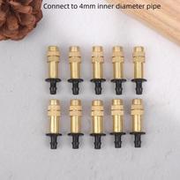 10Pcs Outdoor Misting Cooling System Garden Irrigation Watering Brass Atomizer Adjustable Garden Micro Sprinklers&