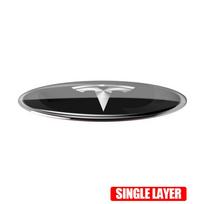 Car Aluminum Logo Side Body Fender Sticker Trunk Decoration For Tesla Model 3 Model S Model X Model Y Cybertruck Roadster SpaceX