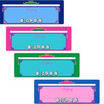 4 Pack Mahjong Card Guide Line Finder Mahjong Tile Positioning Tool Mahjong Accessories Set for Accurate Tile Arrangement and Gameplay Support