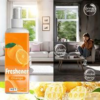 Multi-Scene Air Freshener Spray 60ml Citrus Scented Odor Eliminator for Home Car Office Bathroom and Other Indoor Spaces One Size
