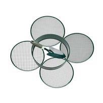 Soil Sifter Metal Garden Sieve Stainless Steel Meaty Garden Compost Soil Stone Sieve Mesh Filtration Gardening Tool žalia