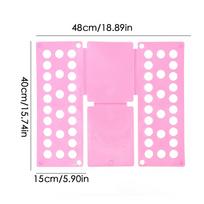 Clothes Folding Board Adults Child Clothing Folder Bender Plastic Practical Clothes Folder All Size Quick Fold The Clothes rožinė