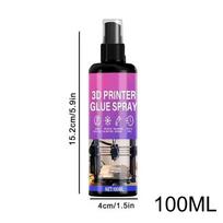 100ml 3D Printer Adhesive Long Lasting Reduces Warping Glue Spray Build Plate Glue universal for Fabric Crafts Quilting Sewing